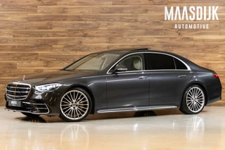 Hoofdafbeelding Mercedes-Benz S-Klasse Mercedes S-klasse 500 4MATIC AMG|Massage|HUD|Schermen|Pano|