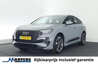 Hoofdafbeelding Audi Q4 Sportback e-tron Audi Q4 Sportback e-tron 40 204pk S edition 77 kWh SOH 91% Leder Memory Sonos Head-Up Stoelverwarming Warmtepomp Camera Navigatie 2x S-Line