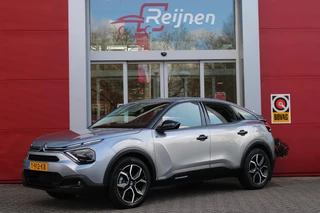 Hoofdafbeelding Citroën ë-C4 Citroen Ë-C4 FEEL PACK 136PK 50 kWh | ACHTERUITRIJ CAMERA | NAVIGATIE | APPLE CARPLAY/ANDROID AUTO | LED KOPLAMPEN | CLIMATE CONTROL | CRUISE CONTROL | 18" LICHTMETALEN VELGEN | DAB+ RADIO |