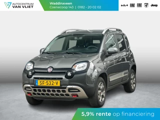 Hoofdafbeelding Fiat Panda Fiat Panda TwinAir Turbo 4x4 Cross | Clima | Winter Pack | Dakrails | Privacy Glass | PDC | Enige in NL !