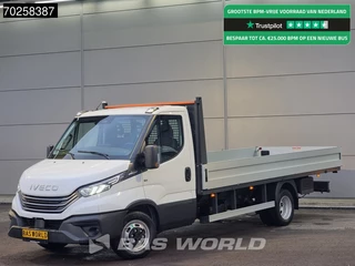 Iveco Daily 35C21 3.0L Automaat 210PK 2025-Model Open laadbak Dubbellucht CarPlay ACC LED 3,5T Trekvermogen Euro6 Pritsche Pickup Airco