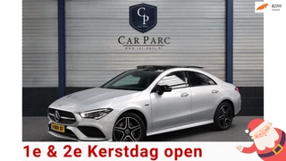 Mercedes-Benz CLA-klasse 250 e AMG LED/SFEER/PANO/HALF LEER+ALCANTARA+S.VERWARMING+MEMORY/LMV/CAM/LINE/ACC/ECC/12 MDN GARANTIE!