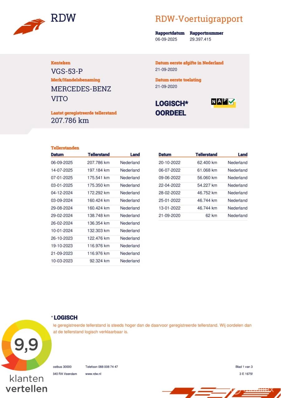 Hoofdafbeelding Mercedes-Benz Vito