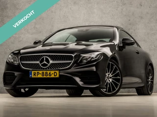 Mercedes-Benz E-Klasse Coupé 200 AMG Sport 184Pk Automaat (SCHUIFDAK, NAVIGATIE, SFEERVERLICHTING, MEMORY SEATS, BURMESTER, 360 CAMERA, STOELVERWARMING, LEDER, ZWART HEMEL, NIEUWSTAAT)