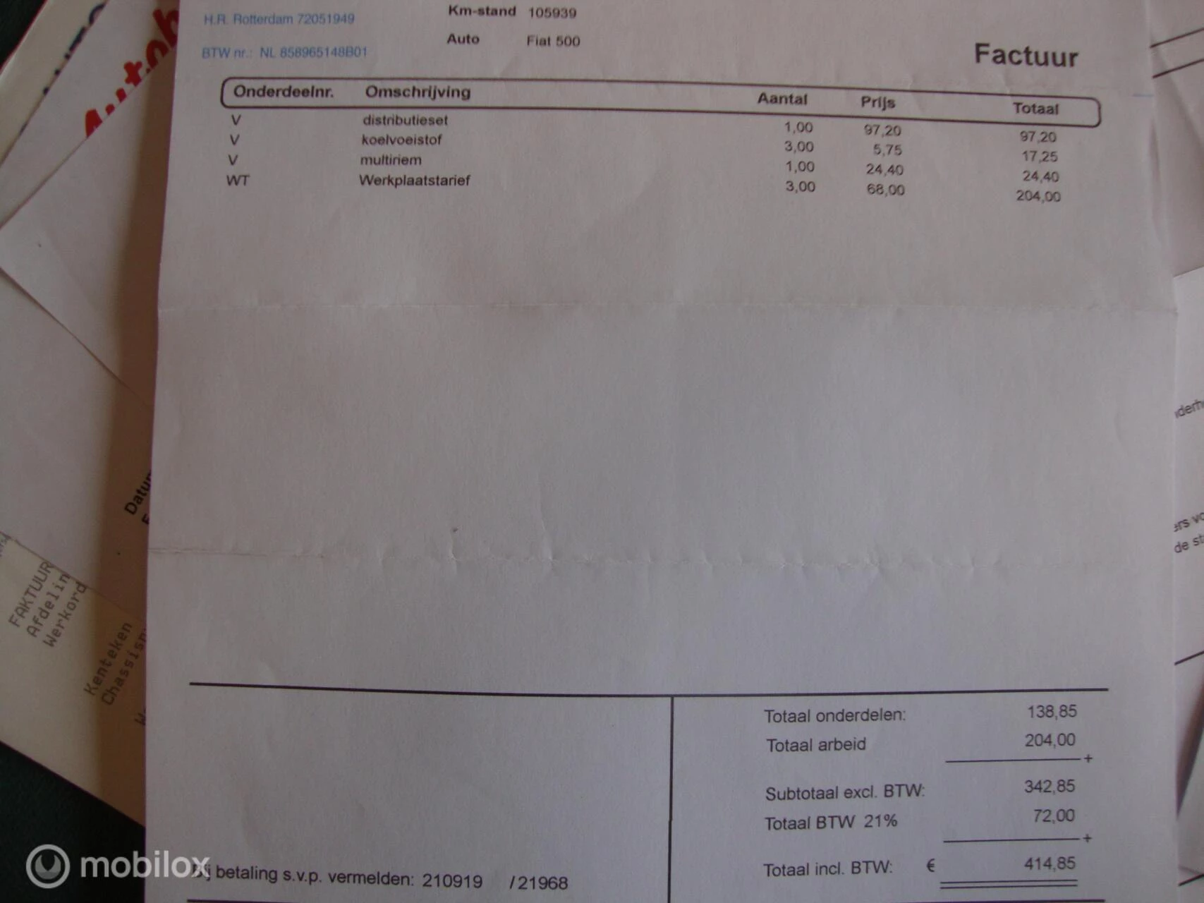 Hoofdafbeelding Fiat 500C