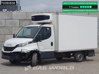 Iveco Daily 35S16 SCHADE! Koelwagen Zijdeur Carrier Xarios Airco Camera Euro6 Koel Koeler Kühl Kühler Kühlwagen Kühlkoffer 13m3 Airco