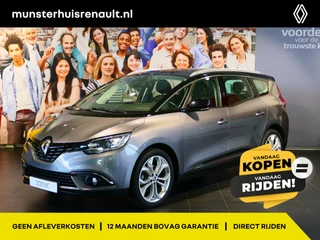 Hoofdafbeelding Renault Grand Scénic Renault Grand Scénic 1.2 TCe Zen - Sensoren v+a, navi, zonnescherm zijruiten *eerste eigenaar, dealer onderhouden*