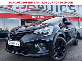 Renault Captur 1.3 TCE 140PK AUT. BLACK-EDITION MILD-HYBRID PANO-DAK NAVI CAMERA AIRCO LMV PDC