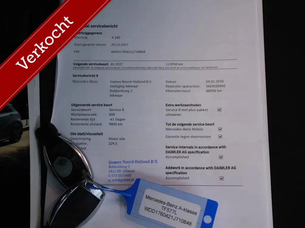 Hoofdafbeelding Mercedes-Benz A-Klasse