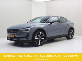 Polestar 2  Long Range Dual Motor 408PK 78kWh 91% SoH [ TREKHAAK+360CAM+PILOT PLUS+20INCH+CARPLAY+STOELVERWARMING+H/K AUDIO ]