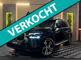 BMW X7 VERKOCHT!! XDrive40i M-Sport|Softclose|Keyless|HUD|7Pers.|Skylounge|360 CAM|Dealer Onderhouden|Garantie 2028|Standkachel|
