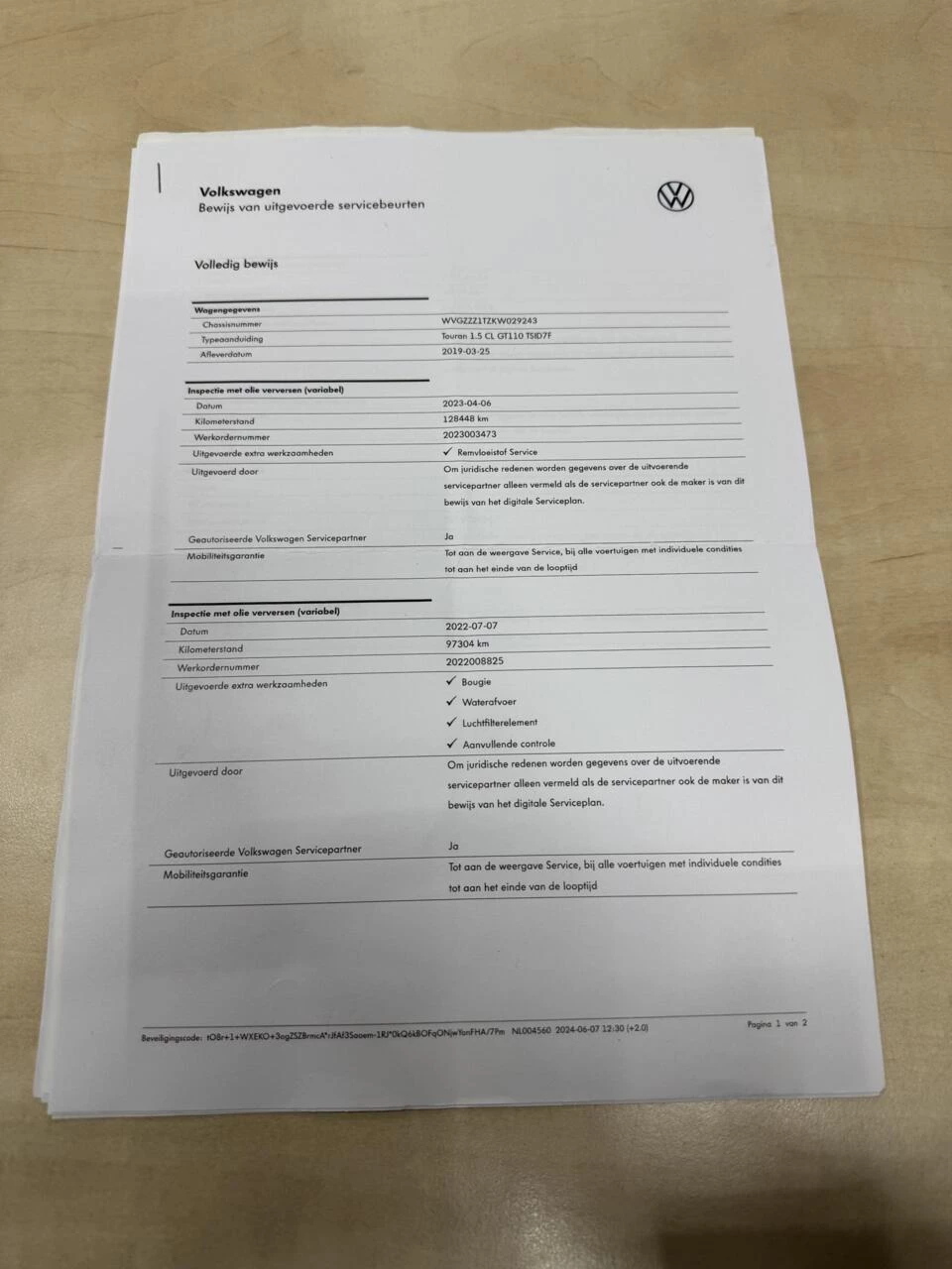 Hoofdafbeelding Volkswagen Touran