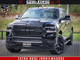 Dodge Ram 1500 Black Ops | Hemi 5.7 V8 4x4 | Panorama Dak | Night Edition | Alarm | Comfortabele Dubbele Cabine DC met Royale 5 Zitplaatsen | Alcantara / Leder | Alpine |
