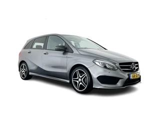 Mercedes-Benz B-Klasse 180 AMG Night pakket Ambition Aut. *LEATHER-MICROFIBRE | CARBON-INLAY | FULL-LED | HEATED-SPORTSEATS | NAVI-FULLMAP | SHIFTPADDLES | PRIVACYGLASS | ECC | PDC | CRUISE | TOWBAR  | KEYLESS | 18''ALU *