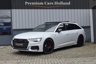 Audi A6 Avant 55 TFSI e Quattro 367 Pk Pano Carbon Memory Matrix Leder/Alcantara Keyless Camera ACC 20 inch S6 Black Ed