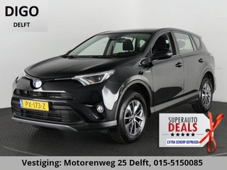 Toyota RAV4 2.5 HYBRID DYNAMIC BLACK GARANTIE 10-2027 NAVI.ADAPTIVE CRUISE.PDC VOOR+ACHTER 100% ONDERHOUDEN
