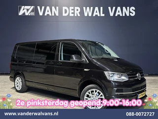 Volkswagen Transporter 2.0 TDI 150pk Automaat L2H1 Dubbele Cabine Euro6 Airco | 5-Zits | 2x zijdeur | LED | Navigatie Apple Carplay, Android Auto, Cruisecontrol, LM Velgen, Verwarmde voorruit, 2500kg Trekhaak, Parkeersensoren