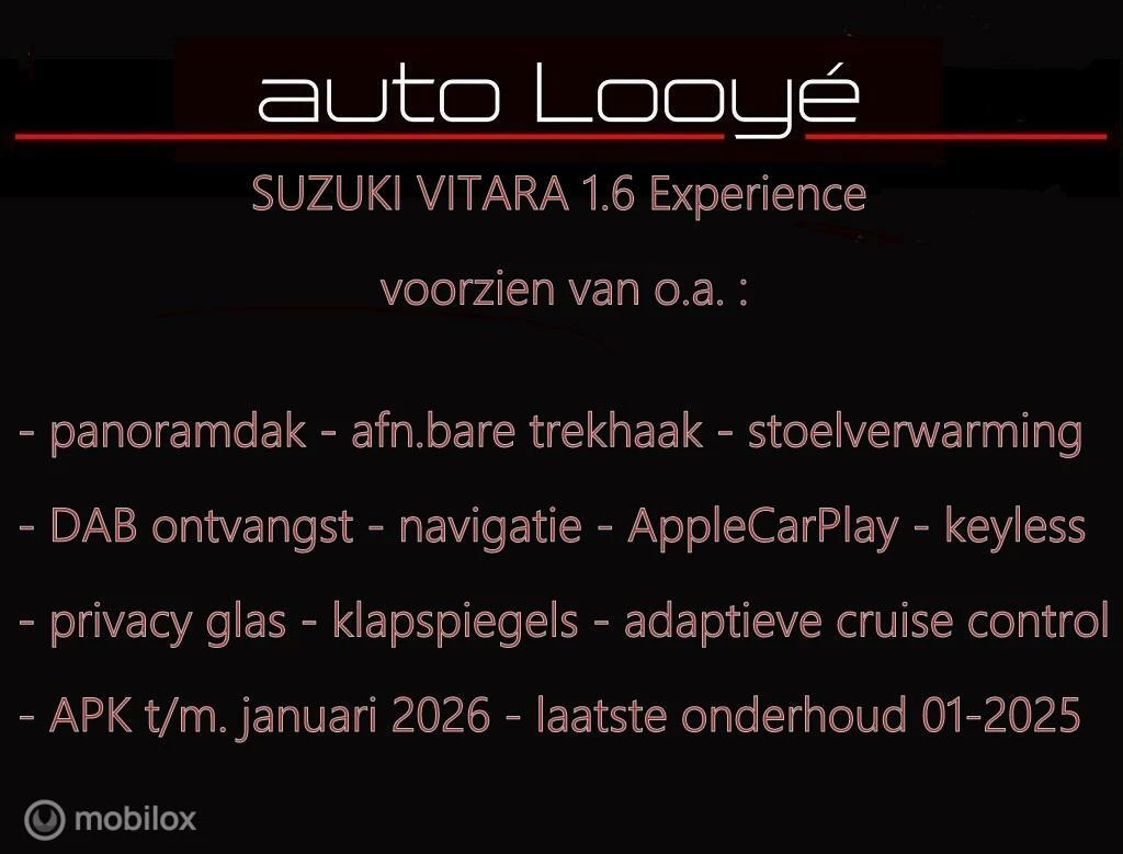 Hoofdafbeelding Suzuki Vitara
