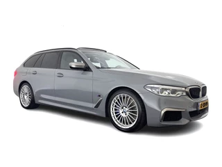 BMW 5 Serie Touring M550d xDrive High Executive M-Sportpack Aut. *PANO | LEATHER | LASER-LED | BLINDSPOT | MEMORY-PACK | HARMAN/KARDON |  DIGI-COCKPIT | AMBIENTLIGHT | SHIFTPADDLES | HEAD-UP | ADAPTIVE-CRUISE | TOWBAR | 19''ALU*
