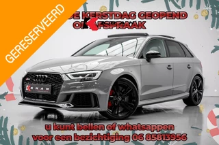 Audi RS3 Sportback 2.5 TFSI quattro |Pano|B&O|Org.NL|Virtual|Adaptive|Keyless|