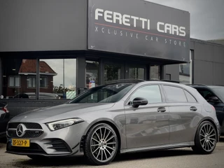 Mercedes-Benz A-Klasse 220 AUT7 35AMG-PAKKET 285PK PANODAK LEDER CAMERA DIGI-DASH APPLE-CARPLAY LED LMV-19INCHE PDC