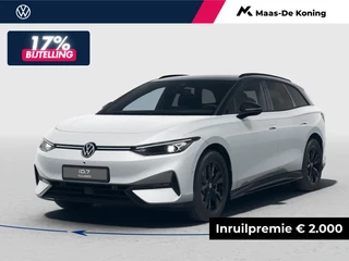 Hoofdafbeelding Volkswagen ID.7 Volkswagen ID.7 Tourer Limited Edition 77 kWh accu 286 pk · Draadloze telefoonlader · Achteruitrijcamera · Multifunctioneel stuurwiel ·