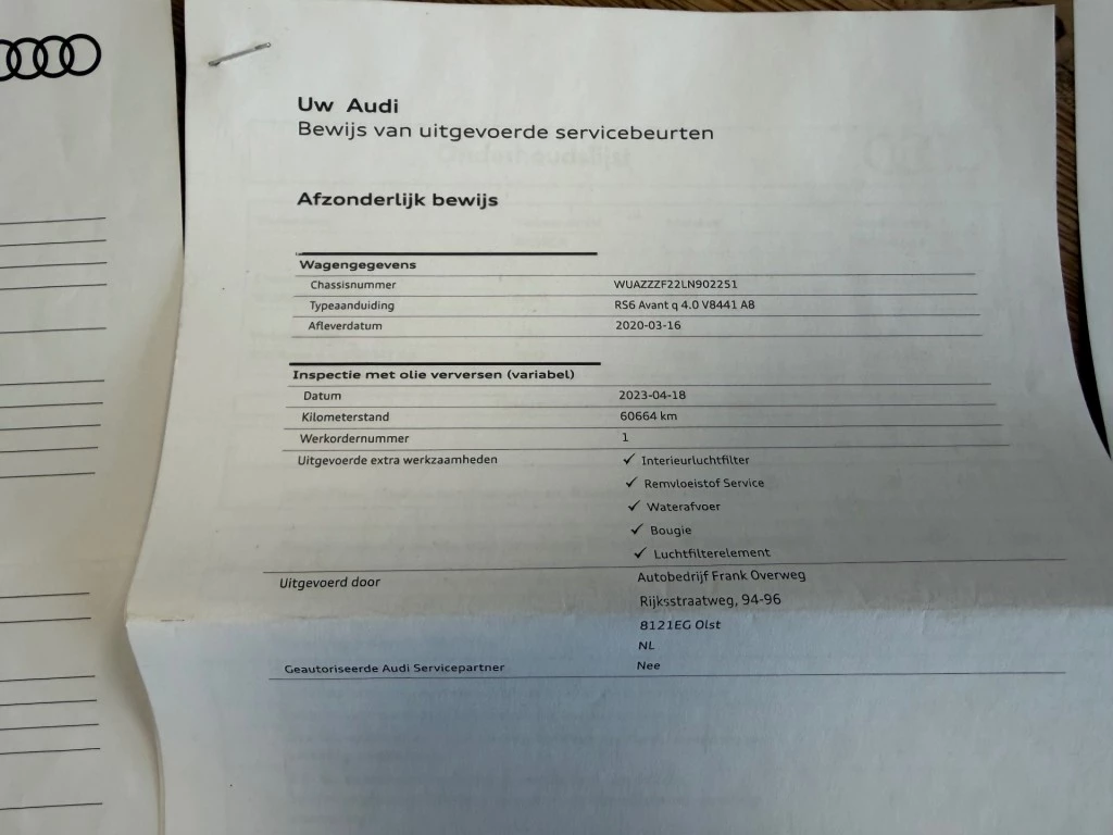 Hoofdafbeelding Audi RS6