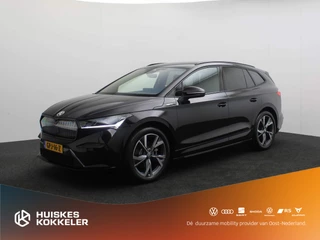 Hoofdafbeelding Škoda Enyaq iV Skoda Enyaq 60 Sportline 180pk Automaat Adaptive cruise control, Elektrische achterklep, Achteruitrijcamera, Head up display, Navigatie, LED matrix verlichting, Stoelverwarming