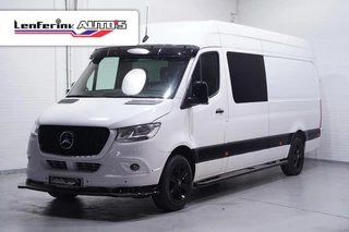 Mercedes-Benz Sprinter 315 CDI 150 pk L3H2 Black&White Dubbel Cabine Navi, 360 Camera, AMG Grille, 18" LMV, Sidebars, Zonneklep, 6-Zits