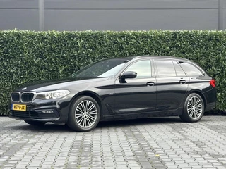 BMW 5-serie Touring 520d Executive, PANO, EURO 6, LEDER, DODEHOEK, NAVI, ECC-AIRCO, STOELVERWARMING, TREKHAAK, LICHTMETAAL 17"