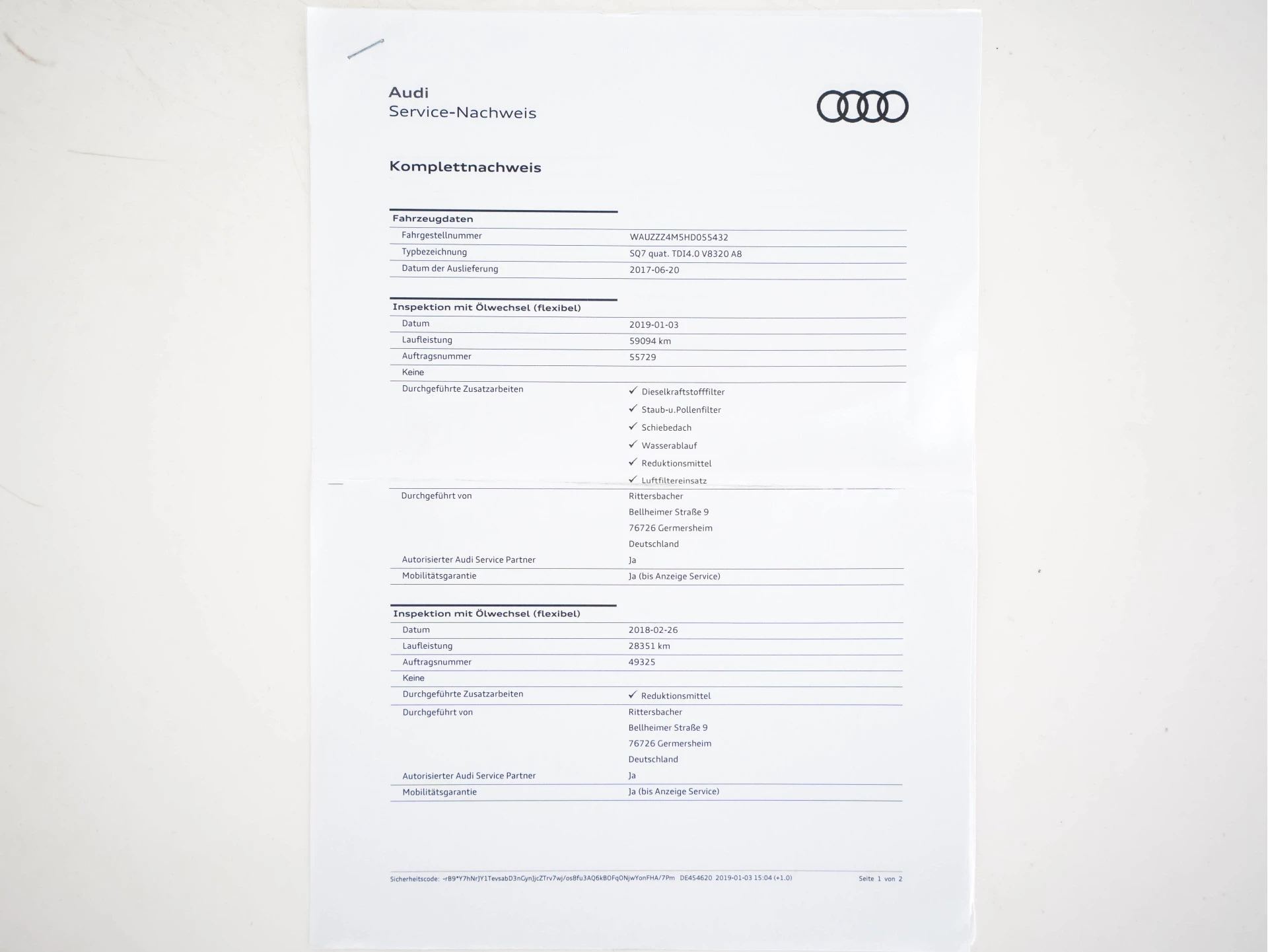 Hoofdafbeelding Audi SQ7