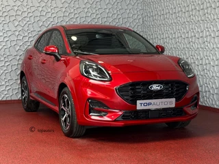Ford Puma ST-LINE FANTASTIC RED ECOBOOST 125PK ELEK.KLEP NIEUWE AUTO STOEL/STUUR/RUIT VERW. LMV BLACK HYBRID