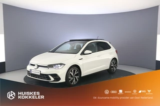 Volkswagen Polo R-Line 1.0 TSI 95pk DSG Automaat Panoramadak, Adaptive cruise control, Achteruitrijcamera, Navigatie, LED matrix koplampen, Stoelverwarming, Parkeersensoren