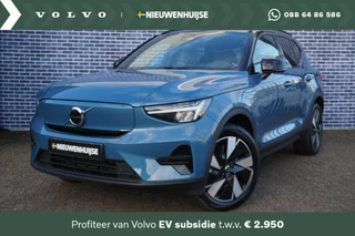 Hoofdafbeelding Volvo EX40 Volvo EX40 Single Motor Extened Range Core 82 kWh | Snel Rijden | Nubuck | Google | Parkeer verwarming | LED | Camera | All Season banden |