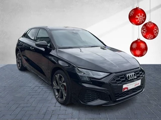 Audi A3 Sportback 45 TFSI e S-LINE ** LED, VIRTUAL, PANORAMA, KEYLESS, 18-inch LMV, OPTIK SCHWARZ ** 1e EIG - UNFALLFREI ** ** INFORMEER OOK NAAR ONZE AANTREKKELIJKE FINANCIAL-LEASE TARIEVEN **