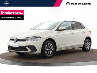 Hoofdafbeelding Volkswagen Polo Volkswagen Polo Life Edition 1.0 TSI 95 pk 5 versn. Hand · Achteruitrijcamera · Regensensor ·