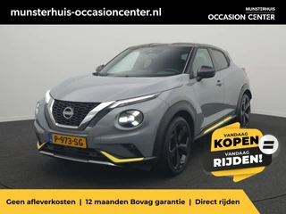 Hoofdafbeelding Nissan Juke Nissan Juke 1.0 DIG-T Kiiro - Occasion Lease vanaf €569 p/m - RIJKLAARPRIJS - UNIEK! - Automaat - Trekhaak - Dealeronderhouden! - Achteruitrijcamera - Cruise Control - Apple Carplay - Android Auto