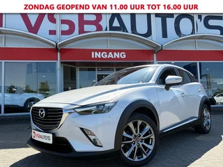 Hoofdafbeelding Mazda CX-3 Mazda CX-3 2.0 SKY-ACTIV-G GT LUXURY 120PK LED CAMERA NAVI HEAD-UP ECC-AIRCO LMV PDC