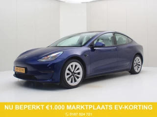 Tesla Model 3 Long-Range AWD 351pk 75 kWh FACELIFT 94% SoH [ WIT LEDER+WARMTEPOMP+AUTOPILOT+620KM WLTP+PREMIUM AUDIO ]