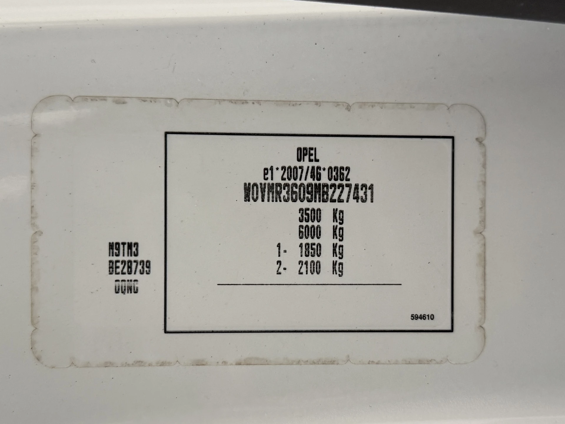Hoofdafbeelding Opel Movano