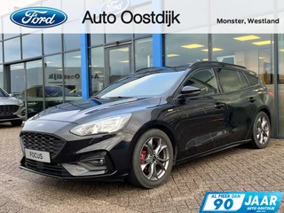 Ford Focus Wagon 1.0 EcoBoost Hybrid ST Line X 125PK Winterpack Adaptieve Cruise Climate Navi Camera Keyless Privacy Glass Elek. Achterklep Parkeersensoren *Sportief*