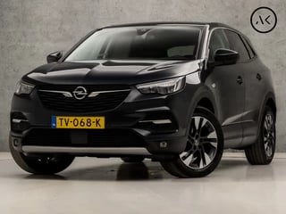 Opel Grandland X 1.2 Turbo Innovation Sport (GROOT NAVI, APPLE CARPLAY, KEYLESS START, CRUISE, CLIMATE, ELEK PAKKET, ARMSTEUN, SPORTSTOELEN, LEDER, LM VELGEN, PARKEERSENSOREN, TREKHAAK, NIEUWE APK, NIEUWSTAAT)