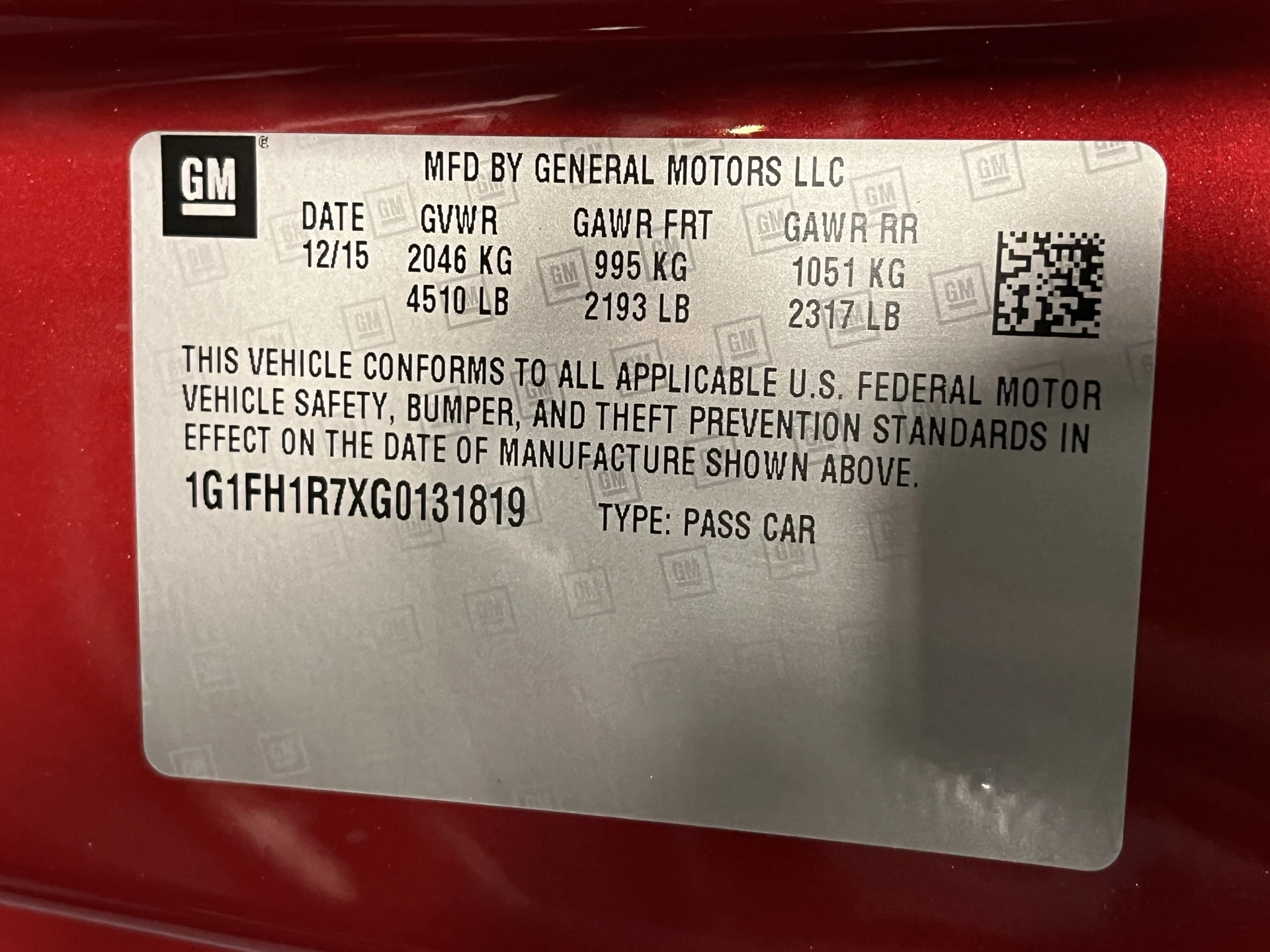 Hoofdafbeelding Chevrolet Camaro