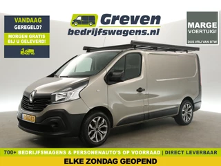 Renault Trafic 1.6 dCi T27 L1H1 | MARGE! | Airco Cruise Navigatie Trekhaak PDC 3 Persoons Imperiaal 17"LMV