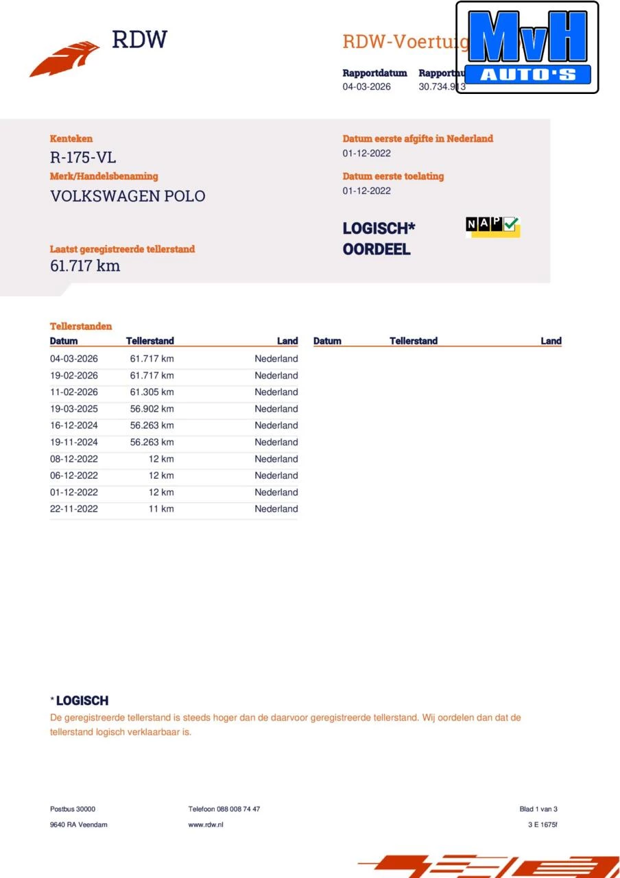 Hoofdafbeelding Volkswagen Polo