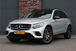 Hoofdafbeelding Mercedes-Benz GLC Mercedes-Benz GLC 220 d 4-MATIC Aut9 | Panoramadak | Camera | Head-up Display | Trekhaak | Burmester | Dodehoekassistent | Led Intelligent Light System |