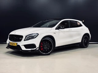 Hoofdafbeelding Mercedes-Benz GLA Mercedes-Benz GLA 45 AMG 4Matic 400PK, Aero, Pano, Navi, Cam, Night Pakket, 20" Velg, Prive Glas, Voll Led, PDC, Voll Onderhouden