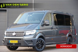 Volkswagen Crafter 35 2.0 TDI L3H2 177PK AUT. LED, TREKHAAK, LEDER, ADAPT. CRUISE, CAMERA, STUUR VERWARMING, VOORRUIT VERWARMING, GLASSLOOK, NL AUTO, NAP