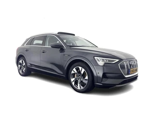Audi e-tron 55 quattro Business edition Plus 95 kWh [ 3-Fase ] {SOH-88%} (INCL-BTW) *PANO | LUXURY-LEATHER | ADAPTIVE-CRUISE | FULL-LED | DIGI-COCKPIT | KEYLESS | MEMORY-PACK | CAMERA | NAVI-FULLMAP | SHIFT-PADDLES | DAB+ | COMFORT-SEATS | 20''ALU*