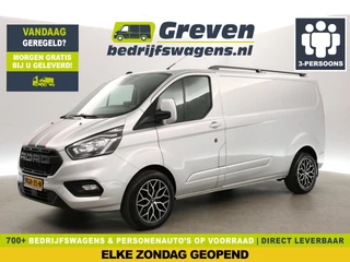 Ford Transit Custom 300 2.0 TDCI L2H1 | Airco | Carplay | 3 Persoons Cruisecontrol | Parkeersensoren | Trekhaak